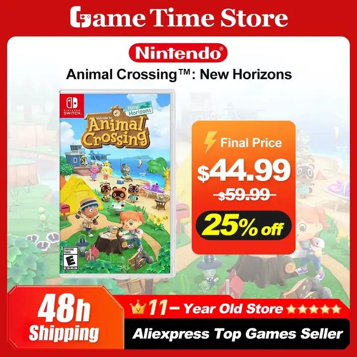 Animal Crossing nouveaux Horizons Nintendo Switch offres de jeux 100% carte de jeu physique originale officielle pour Console de jeu Switch