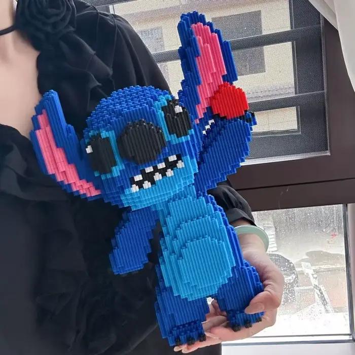Disney Stitch Blocks - Le meilleur jouet de construction DIY pour les enfants et les adultes qui aiment les défis -