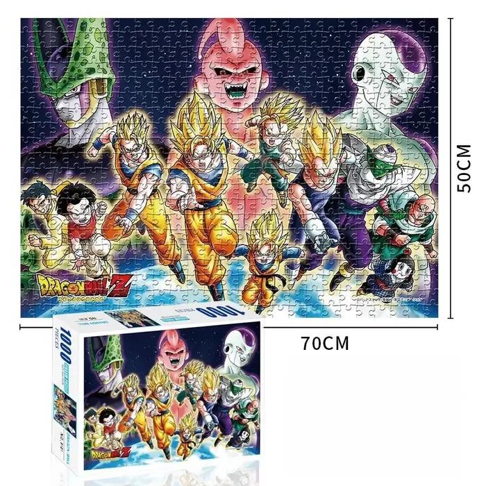 Puzzle en papier à assembler sur le thème de l'anime Dragon Ball