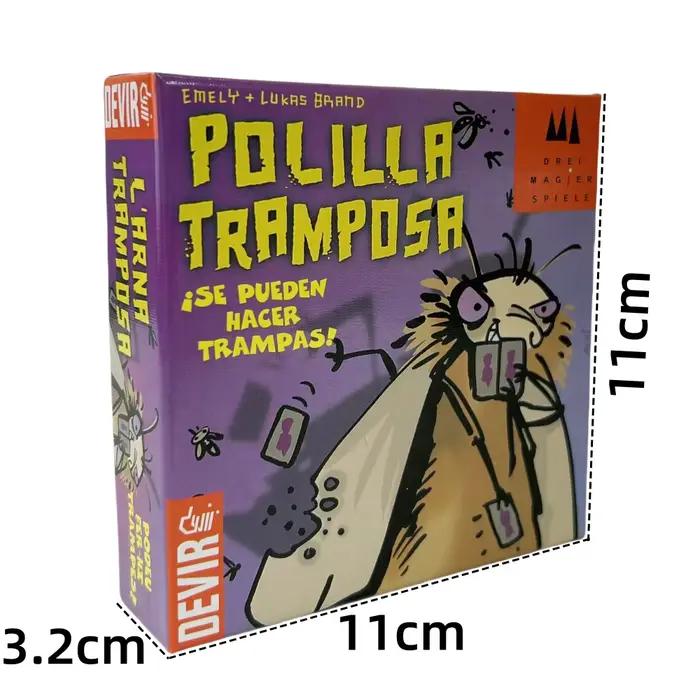 Jeu de cartes Polilla Tramposa espagnol Devir-Game Moth Cheate / Jeu
