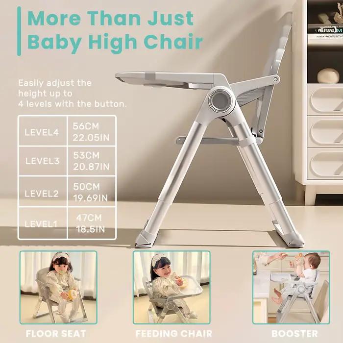 Salle à manger avec siège rehausseur portable 3 en 1