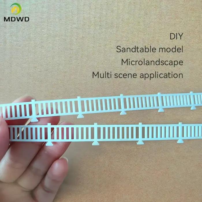 Modèle de clôture d'isolation, 5 pièces, bricolage, fabrication de modèles, Kits en plastique Abs, aménagement de Train ferroviaire, il peut être plié pour Diorama