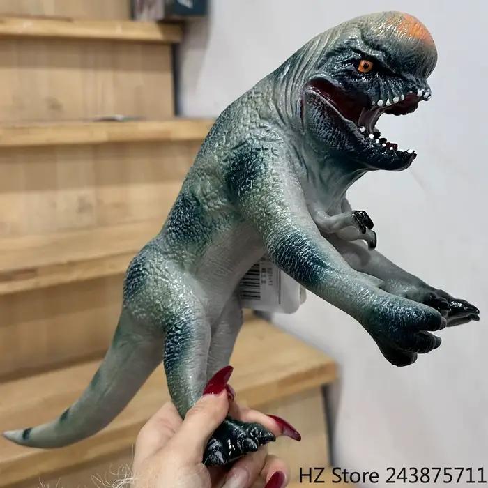 Grand jouet sonore en caoutchouc souple Dinosaures Distortus Rex Aetonyx Mosasaurus Titanosaurus Spinosaurus Mutadons – Cadeau pour garçons et enfants