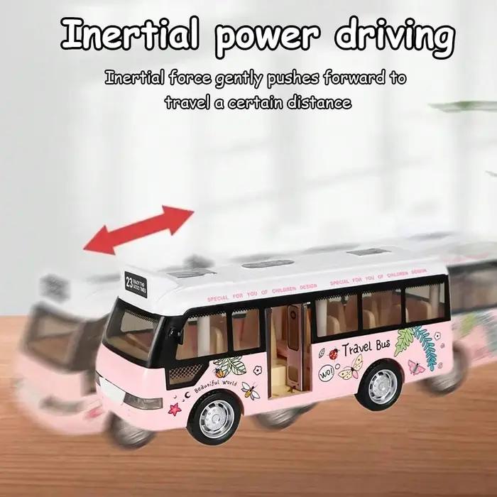 Bus de ville coule pour enfants avec lumières et sons