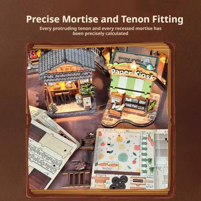 Kits de modèles miniatures en bois à faire soi-même