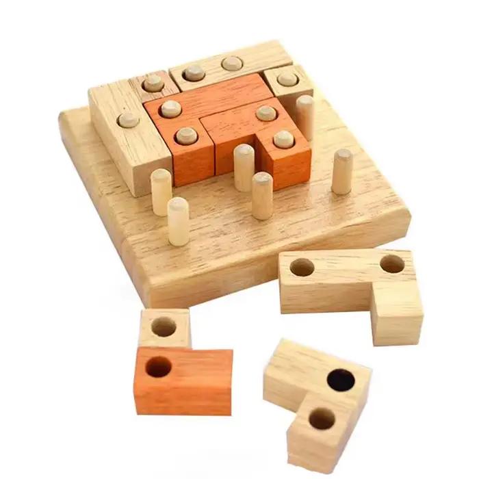 Jeu de Puzzle cognitif de forme géométrique