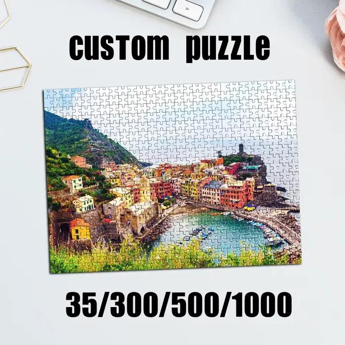 35/300/500/1000 pièces de puzzle personnalisé avec photo