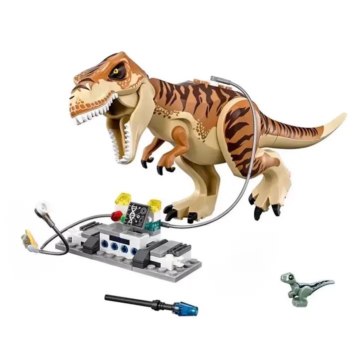 Série dinosaure jouet tyrannosaure transporteur 75933 blocs de construction assemblés garçon