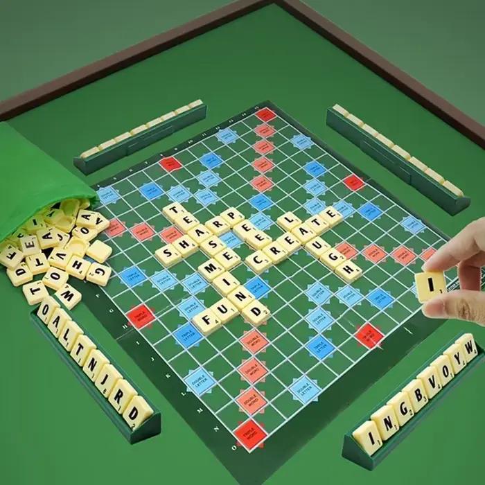 Jeu de puzzle d'orthographe en anglais pour 2 à 4 joueurs