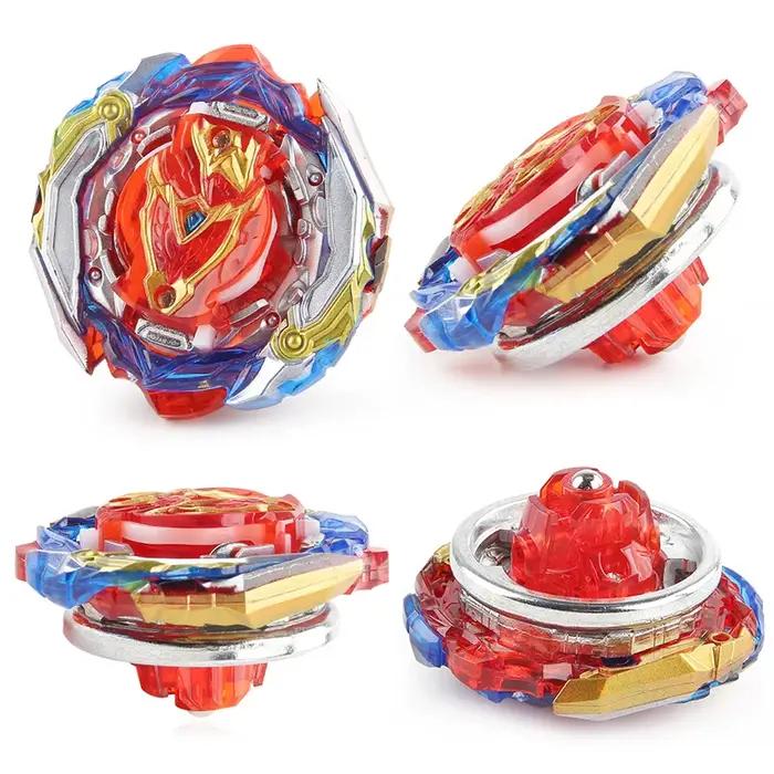 Jouet gyroscopique Burst Bey pour garçons haut de combat en métal jeu de combat jouets à lames argent blanc bleu ciel bleu profond occasions spéciales
