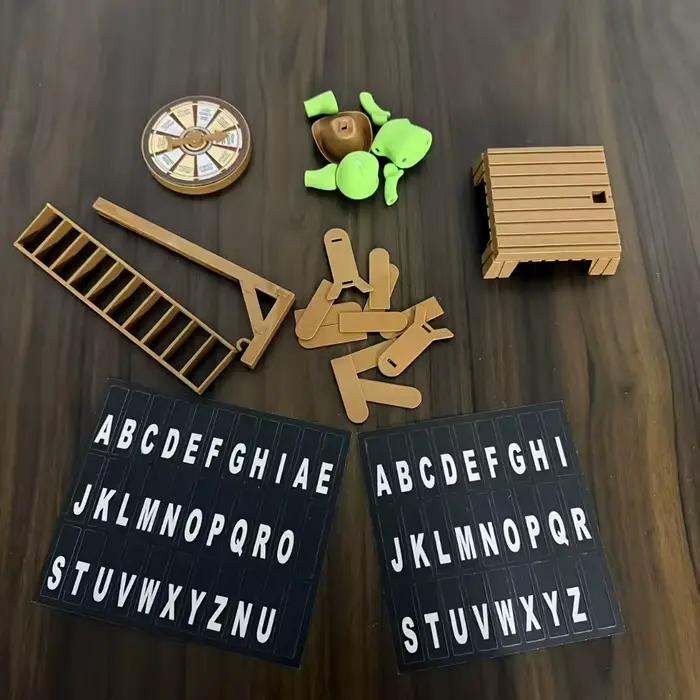 Un jeu de société intéressant avec des écrevisses et des gallows