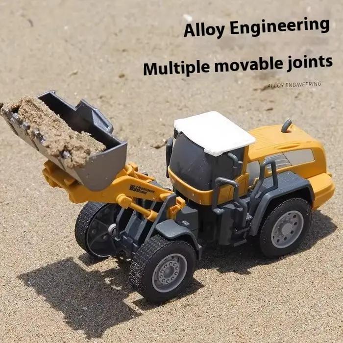 Jouets de véhicules de construction en alliage pour enfants : Excavatrice