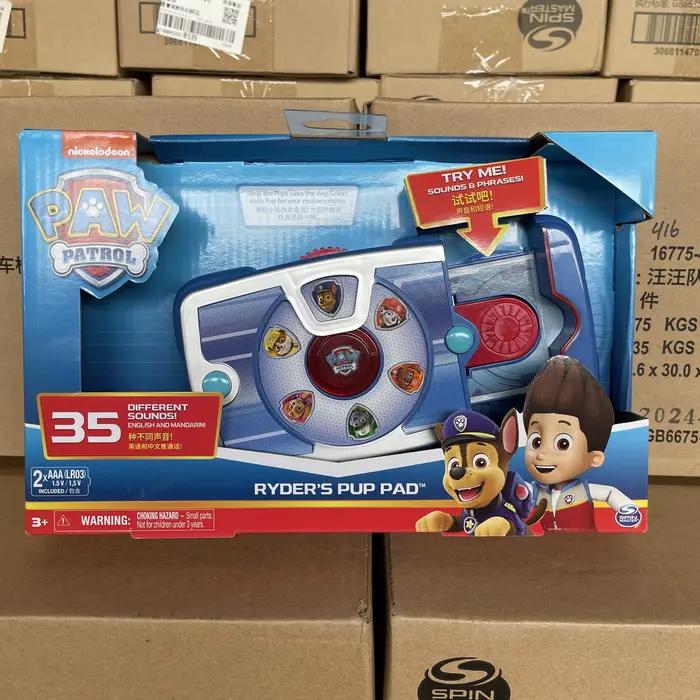 Original PAW Patrol Ryder Pup Pad tablette Mission lanceur équipe de sauvetage chien tapis d'appel enfants jouets