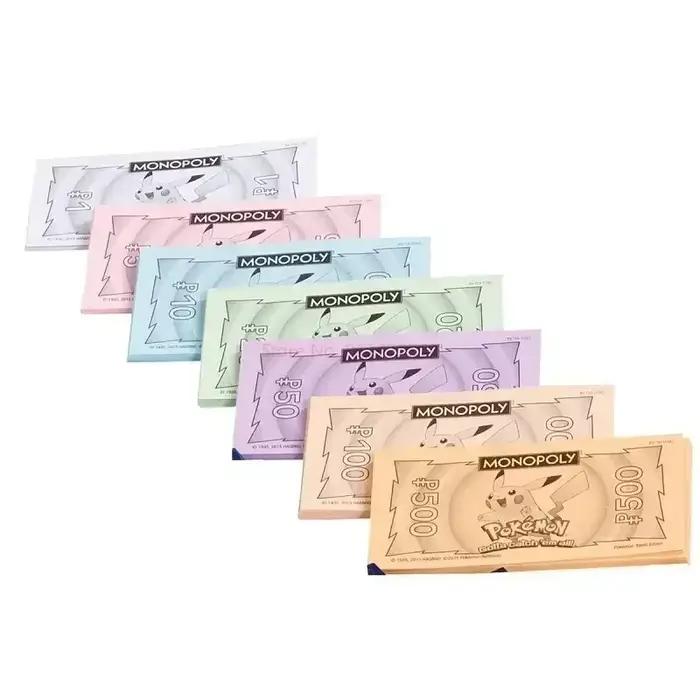 Nouvelle Version anglaise Pokemon Pikachu monopole immobilier pour adultes et enfants 2-6 personnes fête d'anniversaire