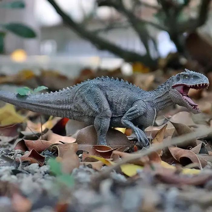Figurines de dinosaures jurassiques t-rex Velociraptor Spinosaurus Dilophosaure, modèle Animal, Collection de figurines d'action, jouet pour enfant