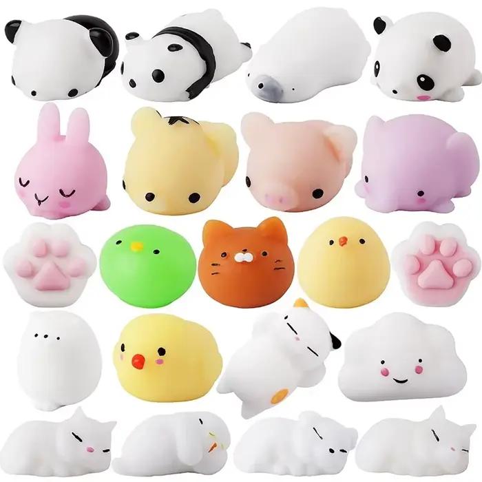 Mochi Squishy jouet animaux mignons Fidget presser jouets anti-Stress pour enfants cadeau drôle cadeaux de fête d'anniversaire prix de classe