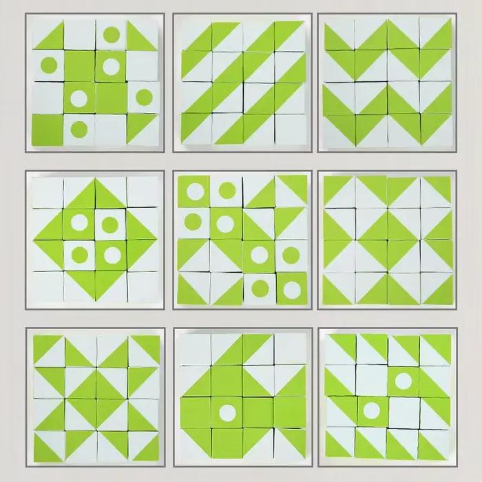 Puzzle 3D en bois, réflexion spatiale