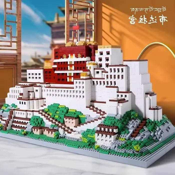 Modèle de construction du palais du Potala en Chine