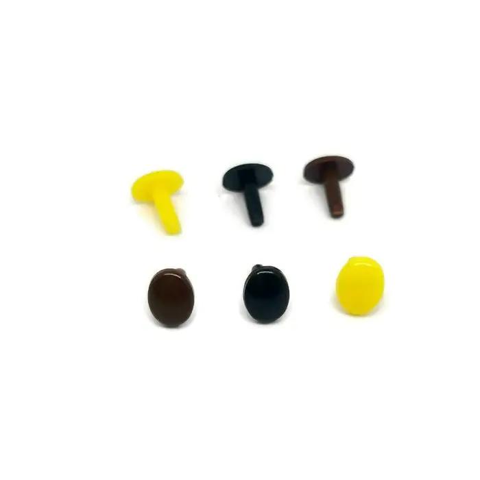 Yeux d'animal ovales en plastique
