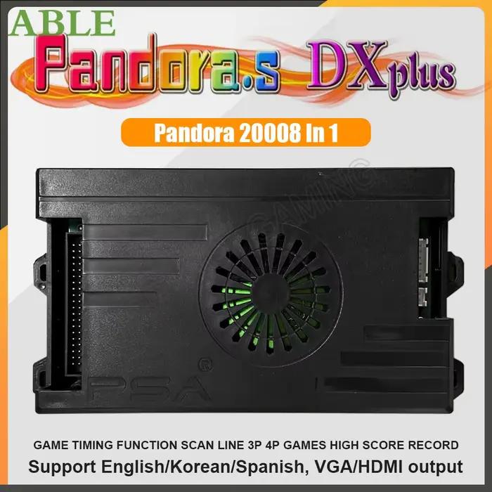 Pandora Saga Box DX Plus 20008 en 1 Kit de bricolage Joystick 5 broches Style Happ bouton poussoir Console de jeu d'arcade armoire pour Machine Bartop