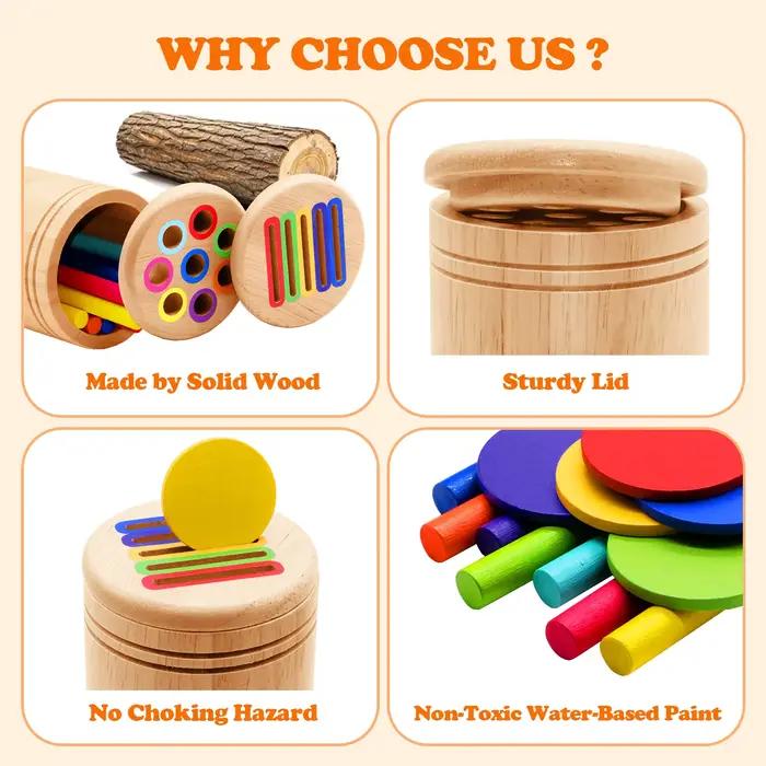 Jouets en bois Montessori