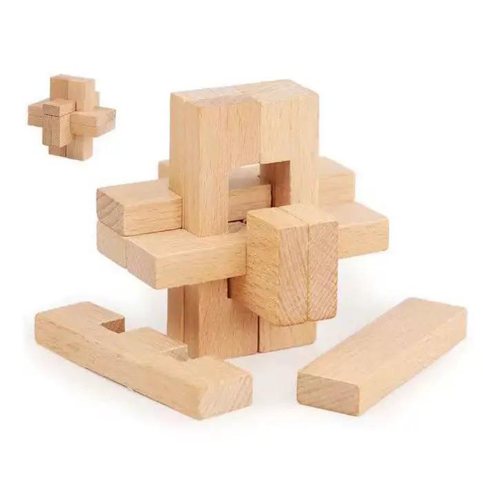 Nouveaux puzzles en bois à douze problèmes difficiles