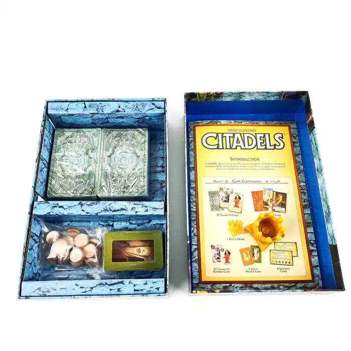 Jeu de société Citadels Deluxe Edition – Jeu de cartes de stratégie classique de qualité supérieure