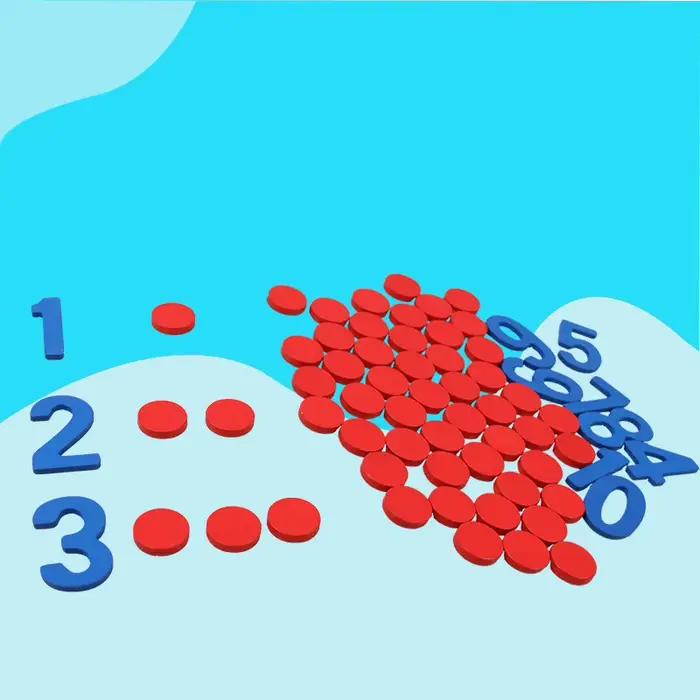 Cartes cognitives Montessori en bois pour enfants