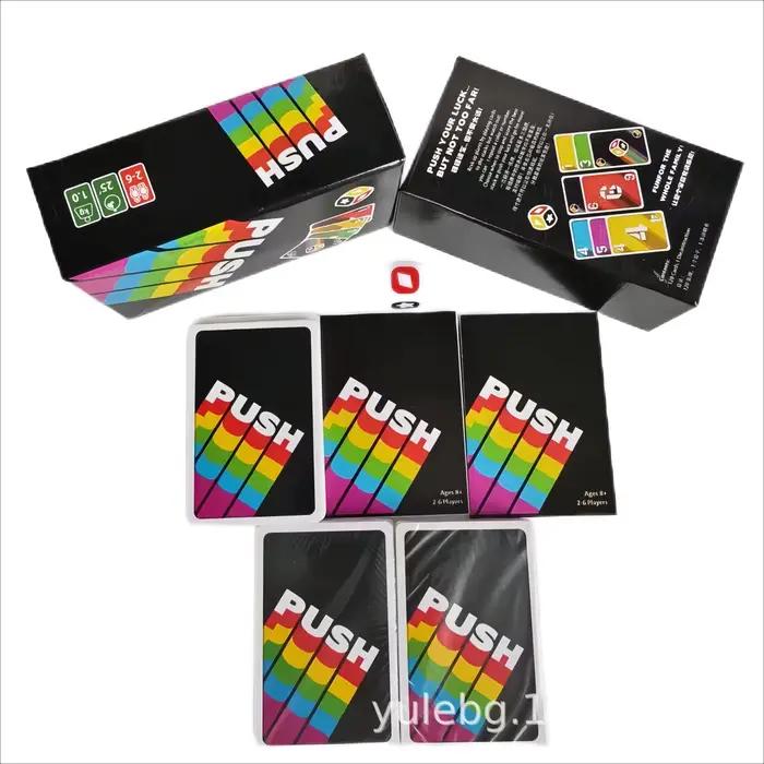 Jeu de cartes à pousser Jeu de société de stratégie pour adultes et adolescents - Jeu familial pour enfants