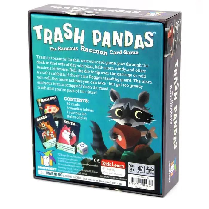Poubelle Pandas Jeu de cartes Jeu de sanglier Jeu de fête