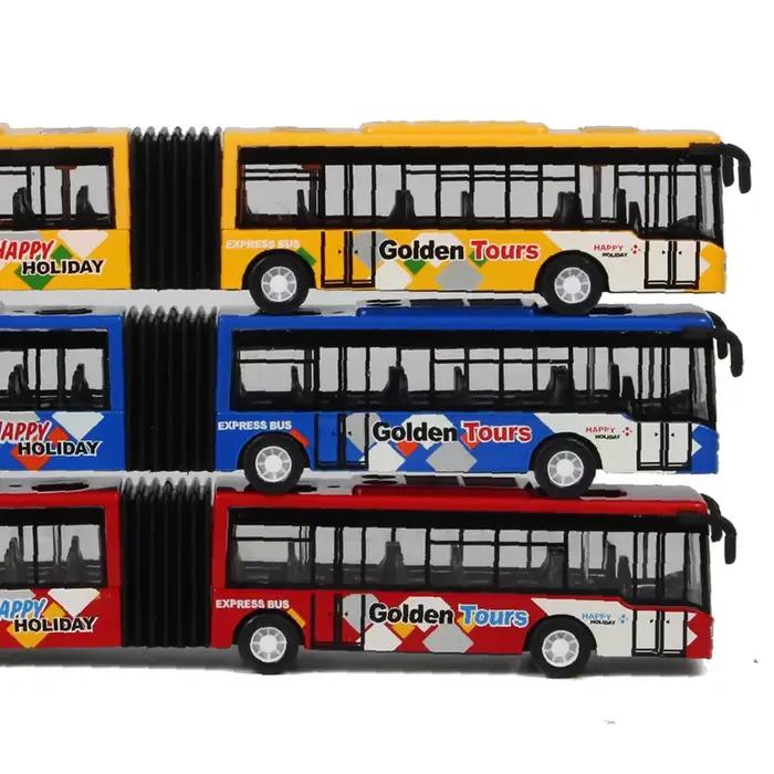 2 chariots modèle de Bus Public jouet de voiture lumineuse