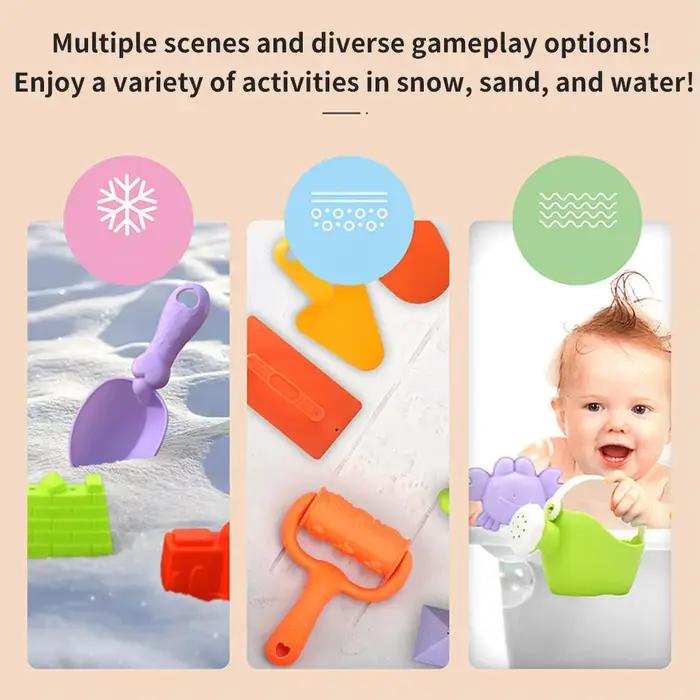 Ensemble de jouets de plage pour enfants avec camion et sablier
