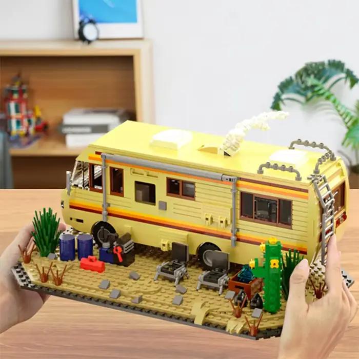 Blocs de construction de modèle de voiture de Bus de camping-car d'aventure de Breaking Bad RV technique adaptés au