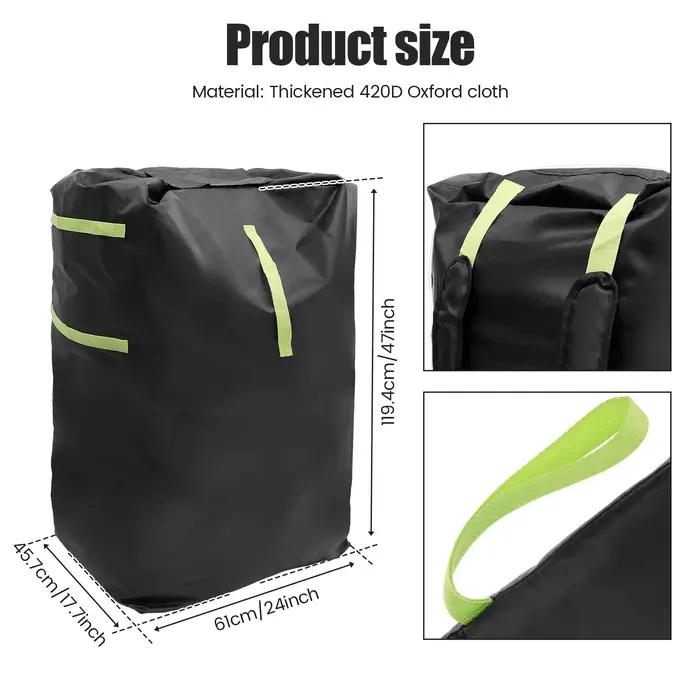 Grand sac de couverture de poussette pour Train aérien voyage 420D Oxford tissu étanche porte vérifier sac de rangement