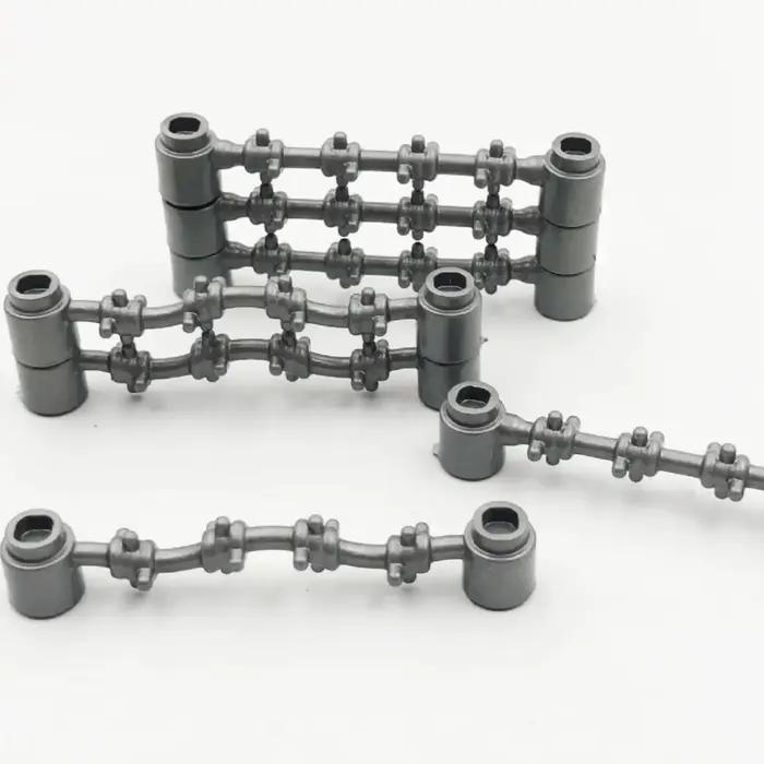 Kit de construction SixBricks blocs de plastique ABS 10 pièces scènes militaires 1X6 garde-corps clôtures pour enfants et adultes occasions spéciales