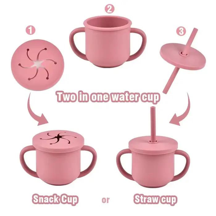 Ensemble d'assiettes à dîner en Silicone pour enfants