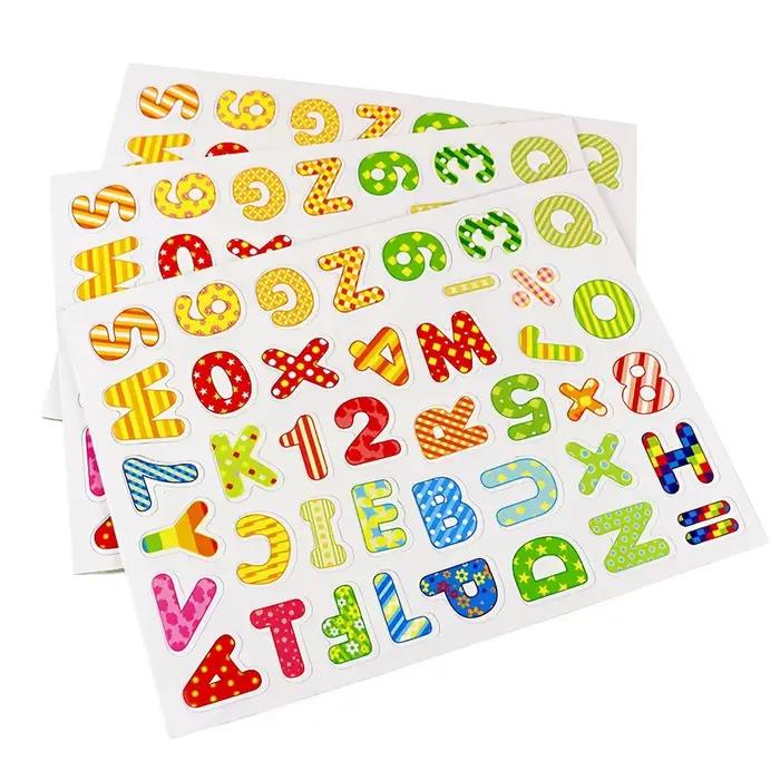 Lettres magnétiques réfrigérateur blanches pour apprendre l'alphabet et les chiffres en famille occasions spéciales enfants éducation ludique originalités à offrir