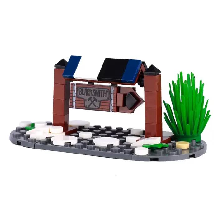 Ensemble de blocs de construction BRICKPANDA pour bâtiments historiques et paysages, jouets en plastique pour fans de l'histoire médiévale, occasionnellement utilisés pour des projets de classe ou de club