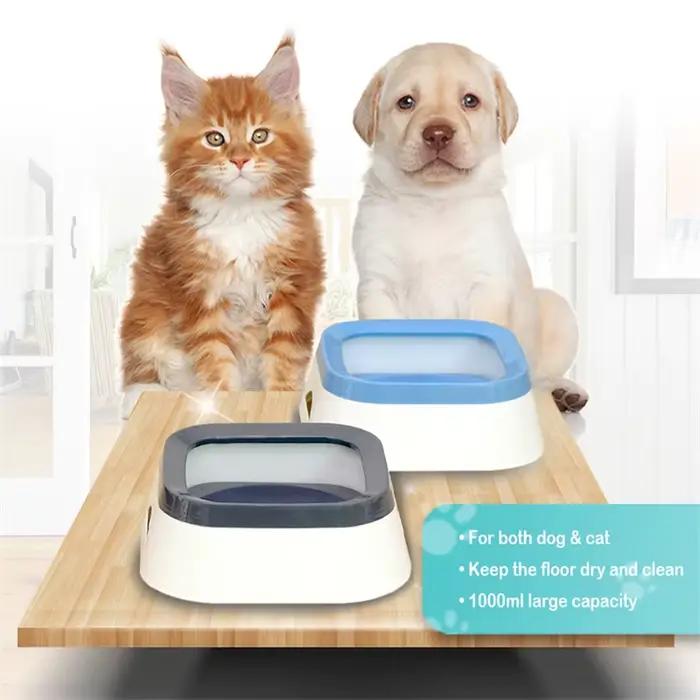 Abreuvoir Anti-éclaboussures pour Chiens et Chats, Grande Capacité, 1L, Accessoires pour Animaux de Compagnie