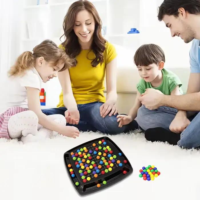 Fun Rainbow Solitaire : un jeu de société interactif et familial pour deux joueurs.