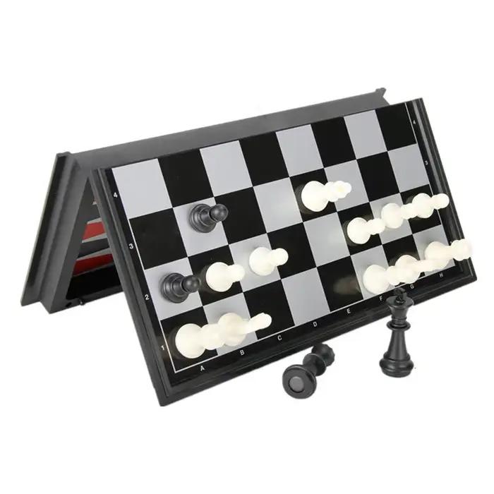 Jeu d'échecs magnétique pliable de 25CM