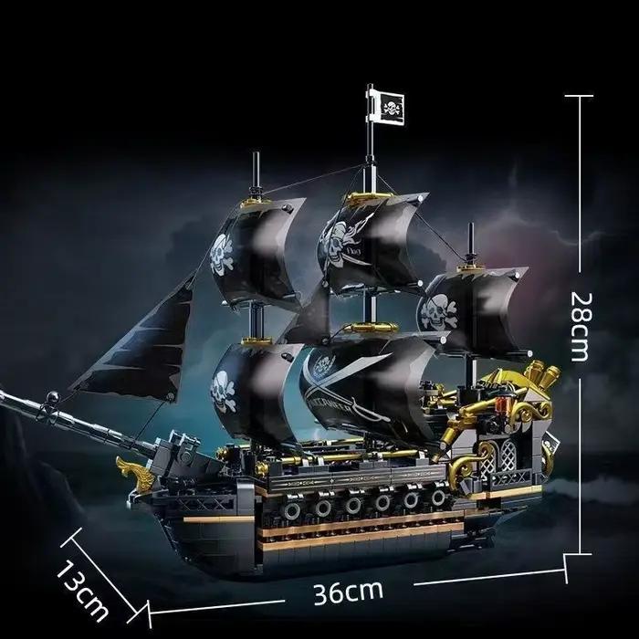 Bateau de guerre MOC Pirates des Caraïbes