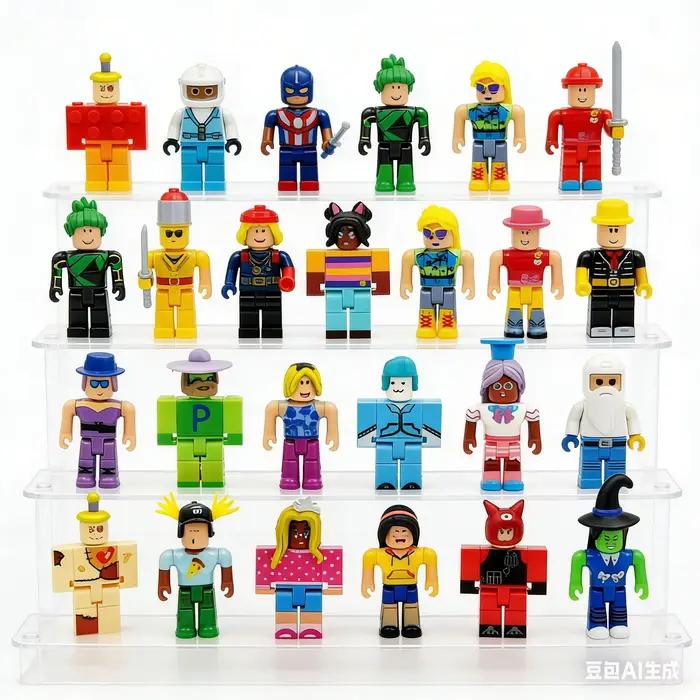 Ensemble de 24 figurines en plastique Roblox
