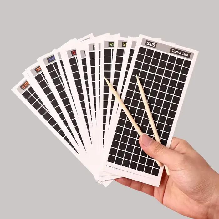 Jeu de Minesweeper, peinture à gratter
