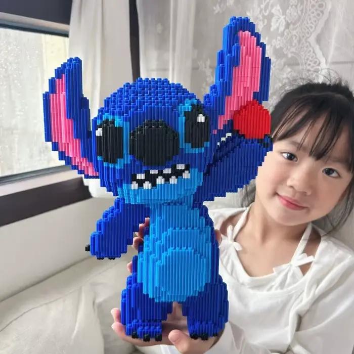 Disney Stitch Blocks - Le meilleur jouet de construction DIY pour les enfants et les adultes qui aiment les défis -