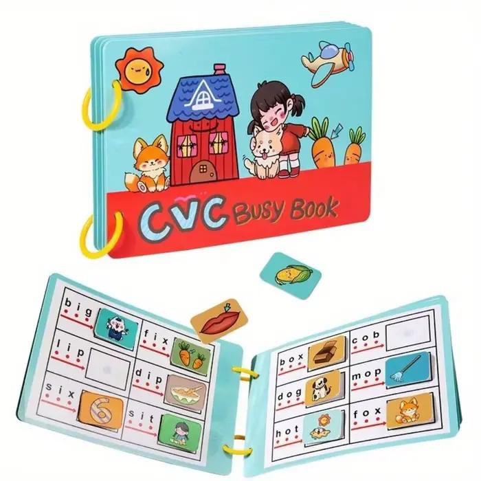 Livre interactif de construction de mots CVC
