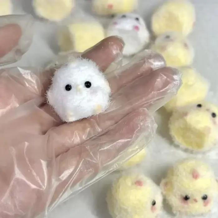 Squishy mignon poussin presser soulagement du Stress jouet doux Mochi