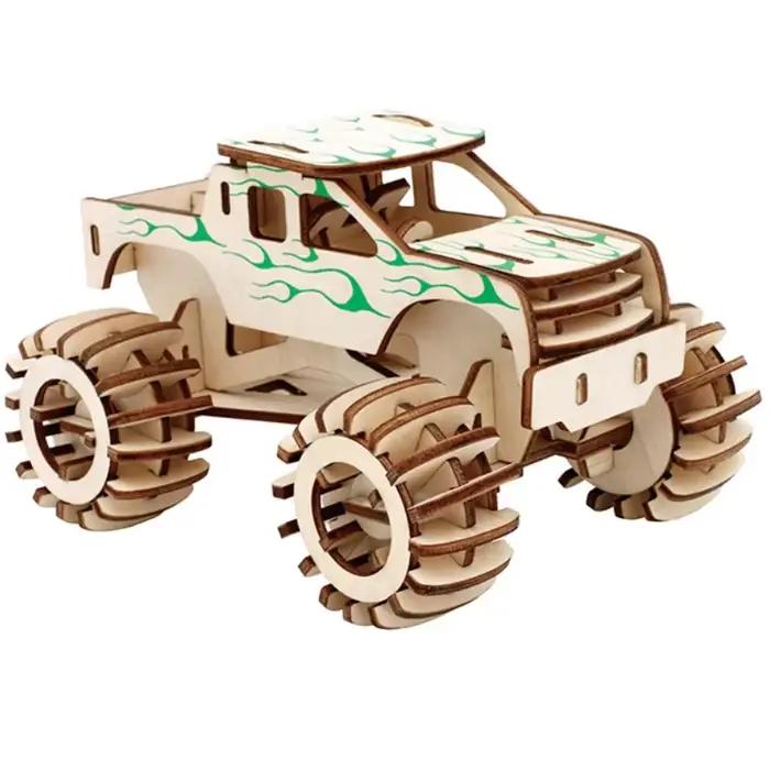 Jeu de Puzzle 3D en bois fait à la main