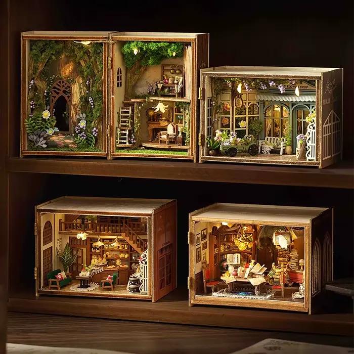 Maison de poupée Miniature en bois