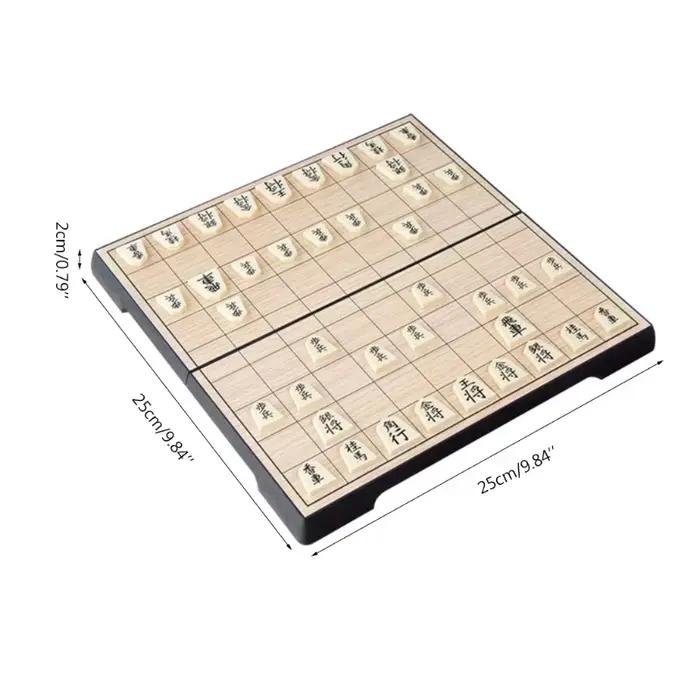 Jeu de société portable : Shogi japonais magnétique pliable